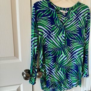 Old Navy Tropical Tunic Shirt size XS
